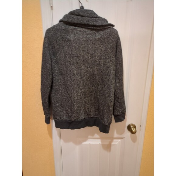 Kimi Kai Maternity Sweater Womens Size L Heather Gray Cowl Neck - Picture 12 of 13